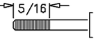 4-40 Threaded Shaft